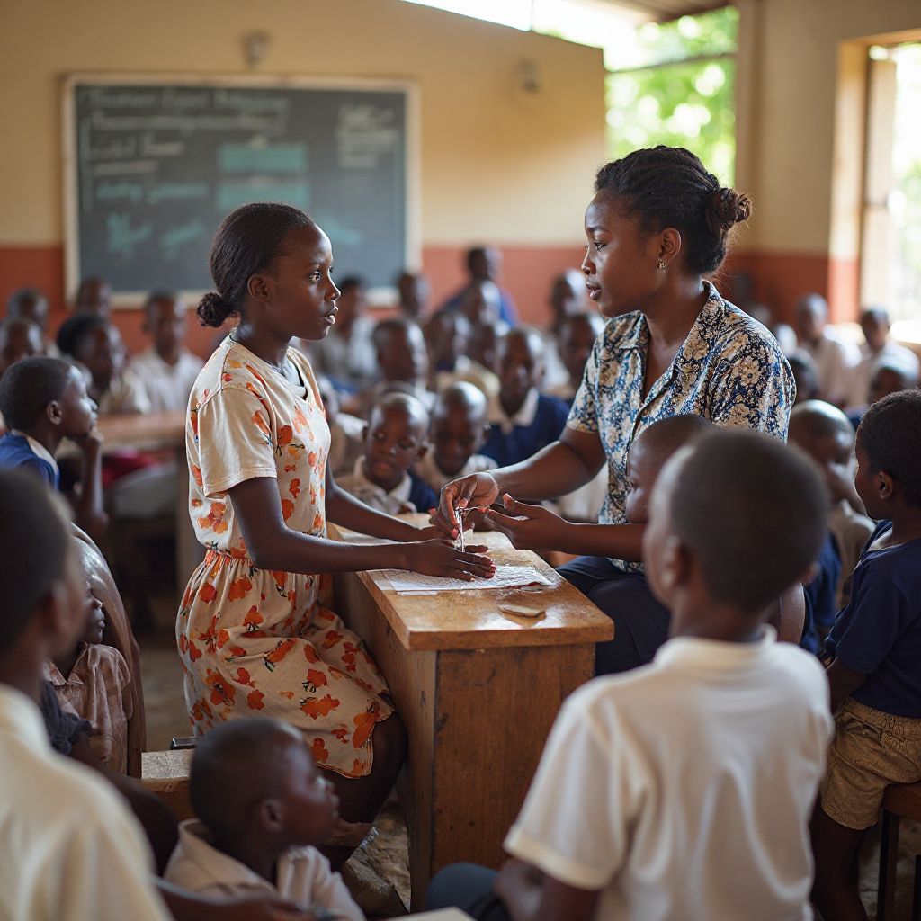 Igba eto ẹkọ imototo ni agbegbe agbegbe kan